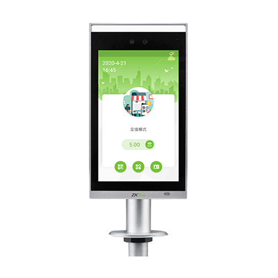 面部消費終端中控ZTHP100-ZKTeco熵基餐廳刷臉機