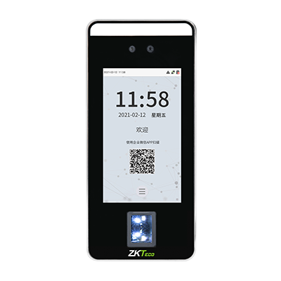 熵基ZK-F6可見光面部云考勤終端